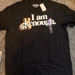 Barbie Black 'I Am Kenough' T-Shirt NWT